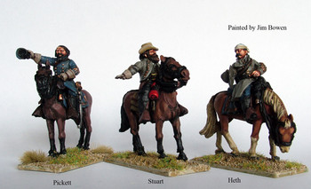ACW Confederate Mounted Commanders 2 - Available to Order