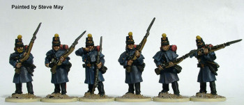 ACW Early Federal Militia Firing Line in Shakos, Overcoats & Full Kit - Available to Order