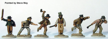 ACW Rioters w/ Hand Weapons - Available to Order