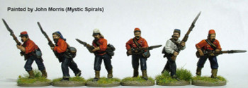 ACW New York Fire Zouaves (Second Uniform) Advancing - Available to Order