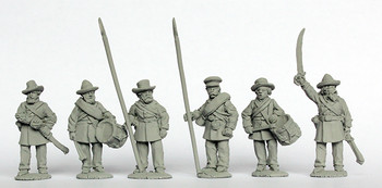 ACW Early Confederate Command in Frock Coats Standing - Available to Order