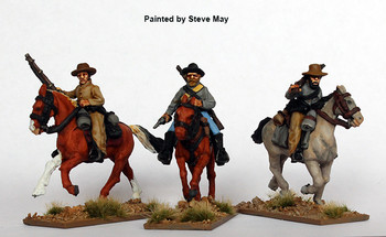ACW Confederate Cavalry w/ Rifles, Galloping - Available to Order
