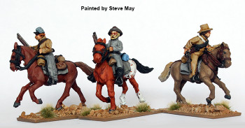 ACW Confederate Cavalry w/ Shotguns & Carbines, Galloping - Available to Order