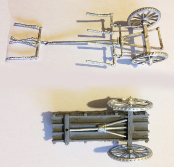 Napoleonic British 4 Wheeled, 4 Horse Ammunition Wagon - Available to Order