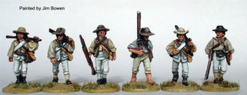 AWI Southern Militia / Continentals Marching Casually, in Shirt Sleeve Order - Available to Order