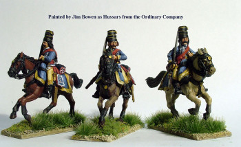 AWI Hussars Swords Shouldered, Galloping, w/o Pelisse - Available to Order
