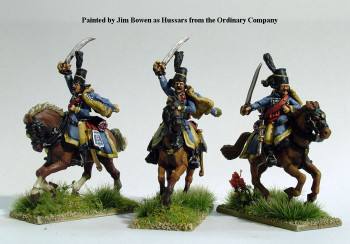 AWI Hussars Swords Charging, w/ Pelisse - Available to Order