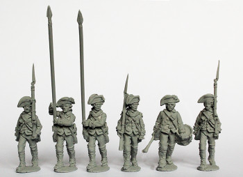 AWI Spanish Infantry Command Marching - Available to Order