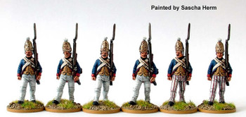 AWI Grenadier Regt. Rall, Grenadiers Advancing, Shouldered Arms - Available to Order