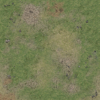 Battle Systems Grassy Fields Gaming Mat 3x3 - Grid