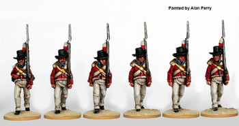 Napoleonic British de Roll's Regiment (Swiss) Centre Companies Marching, Egypt 1801 - Available to Order