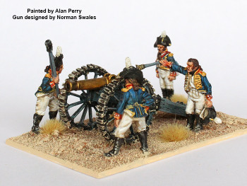 Napoleonic British Foot Artillery Firing 12pdr, Cocked Hats (Egypt 1801) - Available to Order