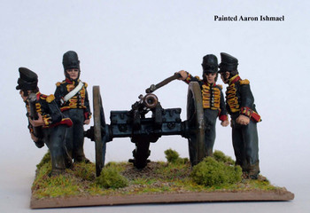 Napoleonic British Hanoverian Foot Artillery Firing 6pdr - Available to Order