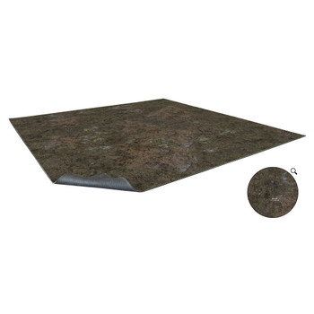 Battle Systems Muddy Streets Gaming Mat 3x3 - Grid
