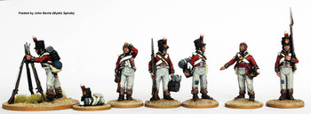 Napoleonic British Peninsular War Camp Scene 1 British Infantry Standing Down, Plus Sentry - Available to Order