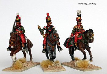 Napoleonic British Hompesch's Hussar Command Galloping (Egypt 1801) - Available to Order