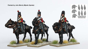 Napoleonic British Heavy Dragoons Standing Shouldered Swords, Peninsular War - Available to Order