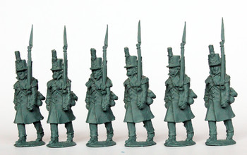 Napoleonic British Infantry Marching in Greatcoat - Available to Order