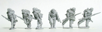 Napoleonic British Light Infantry Running at Trial, Caps in Hand - Available to Order