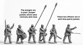 British Intervention Force (1860s) Line Infantry Command Marching - Available to Order