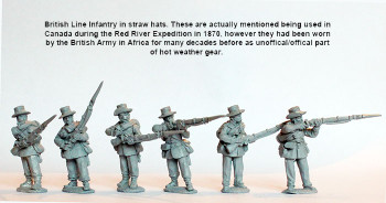British Intervention Force Line Infantry Firing Line / Skirmishing - Available to Order