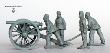 British Intervention Force (1860s) Royal Artillery Aiming 12pdr Armstrong - Available to Order