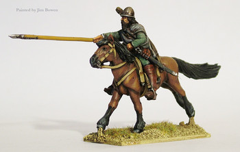 40mm Border Reivers Thomas Johnstone, Mounted, Charging - Available to Order