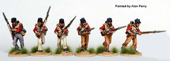 British Cape Wars Infantry Attacking, Coatees, Peaked Forage Caps - Available to Order