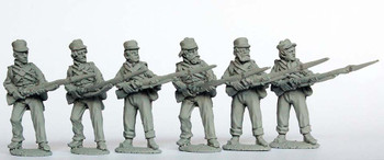 British Cape Wars Infantry Standing, Defending, Coatees, Peaked Forage Caps - Available to Order