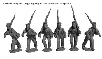 British Cape Wars Infantry Marching, Shell Jackets - Available to Order