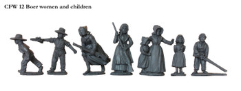 Cape Warriors Boer Women & Children - Available to Order