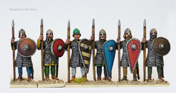 Crusades Crusaders Mailed Spearmen, Standing - Available to Order