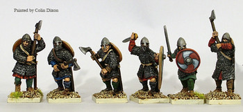 Crusades Crusaders Mailed Sword & Axemen, Advancing / Attacking - Available to Order