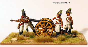 Napoleonic Austrian Artillery Loading 6pdr - Available to Order