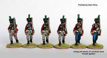 Napoleonic Danish-Norwegian Army Regimental Light Company Marching, Shakos 1808-13 - Available to Order