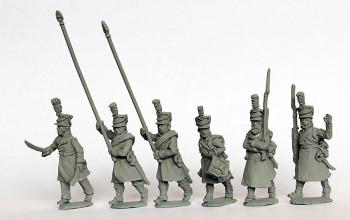 Napoleonic Danish-Norwegian Army Infantry Command Marching, Greatcoats 1812-14 - Available to Order