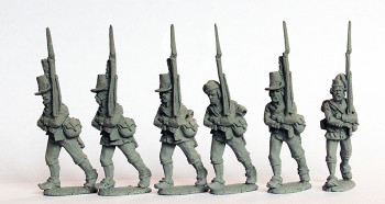Napoleonic Danish-Norwegian Army Landevrn Marching in Clogs 1801-08 - Available to Order