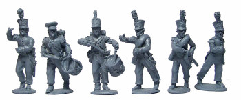 Napoleonic Dutch Belgian Militia Command Advancing - Available to Order