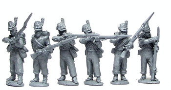 Napoleonic Dutch Belgian Line Infantry Firing Line, Flank Companies - Available to Order