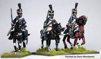 Napoleonic Dutch Belgian 4th Light Dragoons Galloping, Swords Drawn - Available to Order