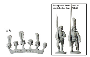 European Armies Swiss Heads - Available to Order