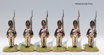 Napoleonic 1806 Prussian Army Grenadiers Standing to Attention (Brandenburg Cuffs) - Available to Order
