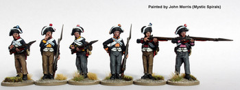 Napoleonic 1806 Prussian Army Musketeer Firing Line (Brandenburg Cuffs) - Available to Order