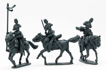Napoleonic 1806 Prussian Army Dragoon Command Galloping (Rounded Saddlecloths) - Available to Order
