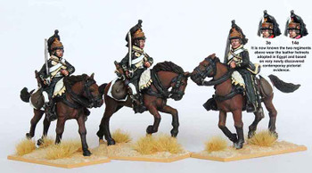 Napoleonic French in Egypt Dragoons in Overalls, Galloping Swords Shouldered - Available to Order