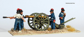 Napoleonic French in Egypt Foot Artillery Loading 8pdr in Casques - Available to Order
