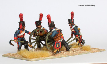 Napoleonic French in Egypt Horse Artillery Running Up 4pdr in Dolmans - Available to Order