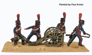 Napoleonic French in Egypt Horse Artillery Laying 4pdr in Dolmans - Available to Order