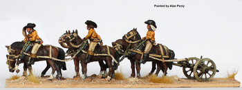 Napoleonic French in Egypt 6 Horse Limber Standing - Available to Order