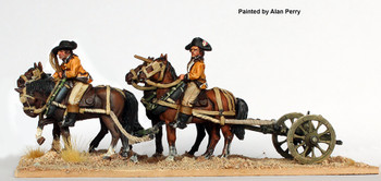 Napoleonic French in Egypt 4 Horse Limber Standing - Available to Order